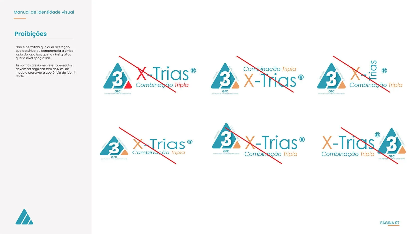 X‑Trias brand guidelines page 7